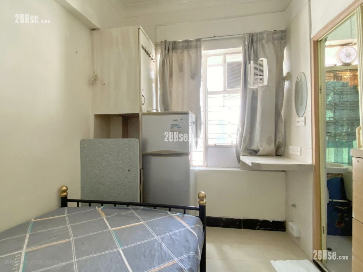 香槟大厦 租盘 开放式间隔 , 1 浴室 120 平方尺 ( 11.1 平方米 )