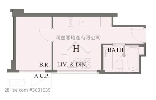 The Coast Line Sell 1 Bedroom 263 ft² ( 24.4 m² )