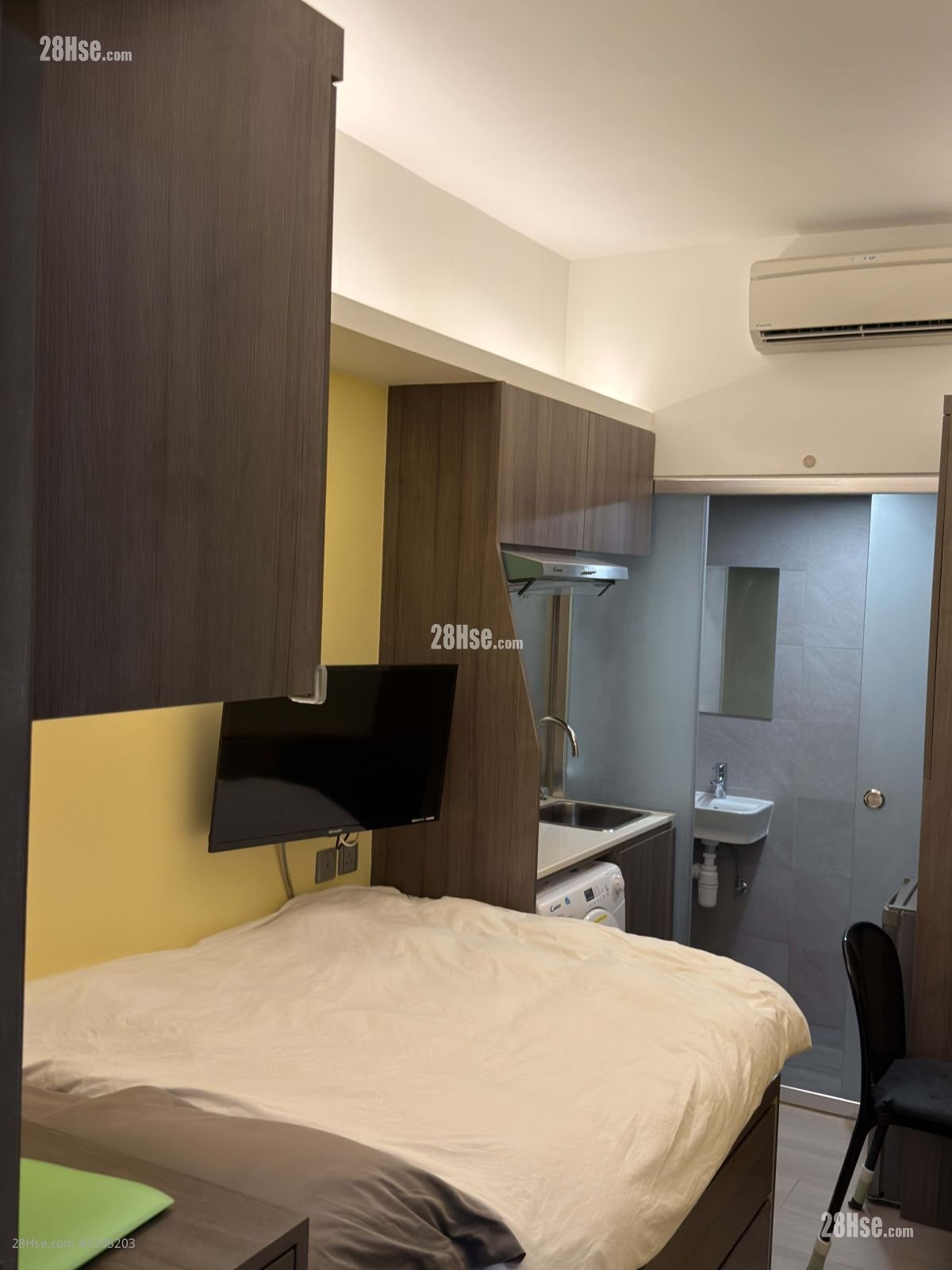 广亚大厦 租盘 开放式间隔 , 1 浴室 120 平方尺 ( 11.1 平方米 )