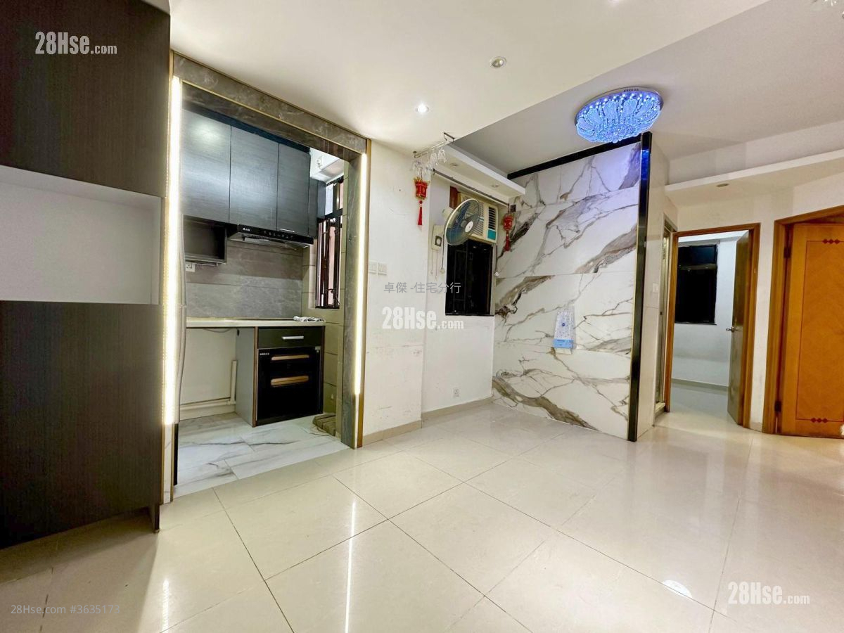 葵涌大厦 租盘 3 房 , 1 浴室 415 平方尺 ( 38.6 平方米 )