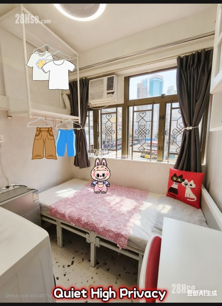 134-136 Sai Yeung Choi Street South Rental 1 Bedroom , 1 Bathroom 100 ft² ( 9.3 m² )