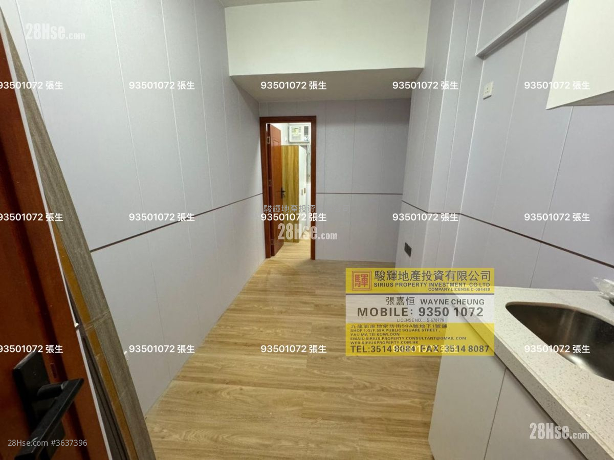 百乐大厦 租盘 1 房 , 1 浴室 200 平方尺 ( 18.6 平方米 )