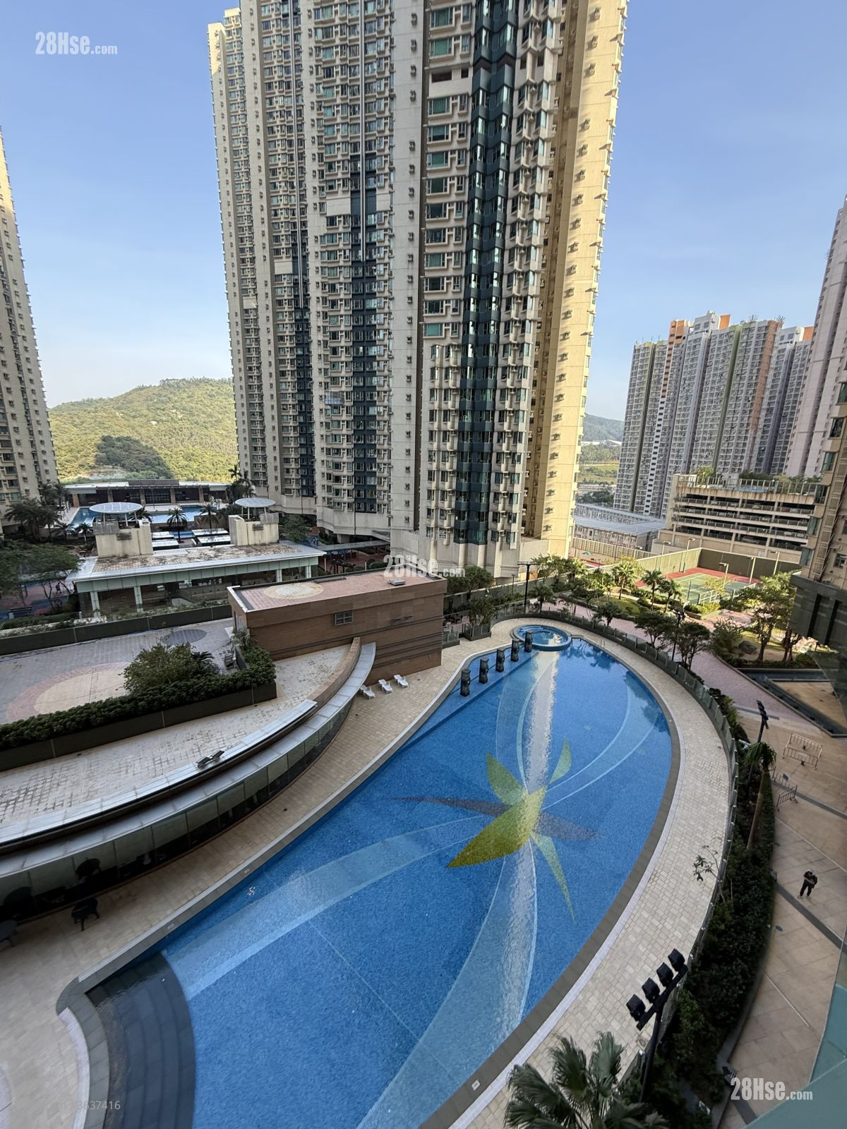 君傲湾 租盘 2 房 , 1 浴室 497 平方尺 ( 46.2 平方米 )