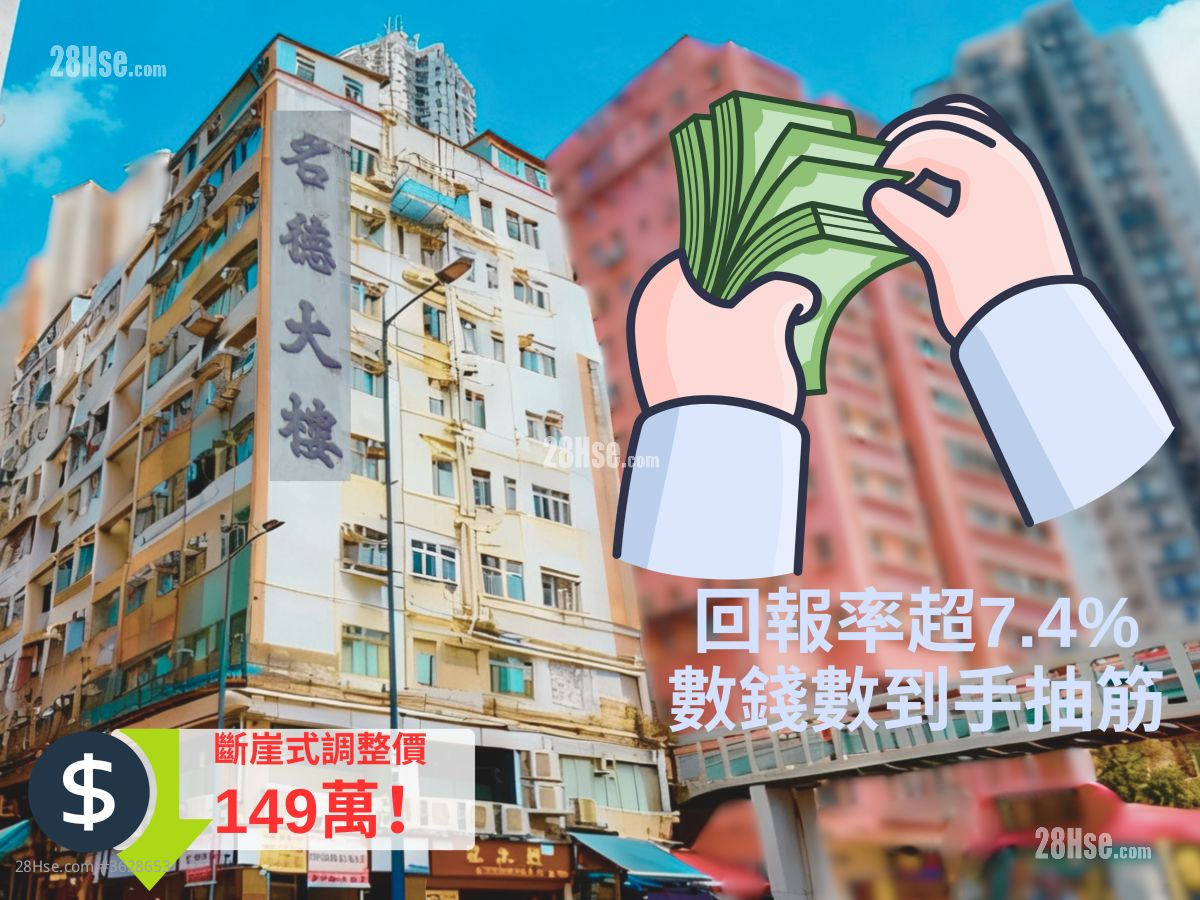 名德大楼 售盘 2 房 , 2 浴室 285 平方尺 ( 26.5 平方米 )