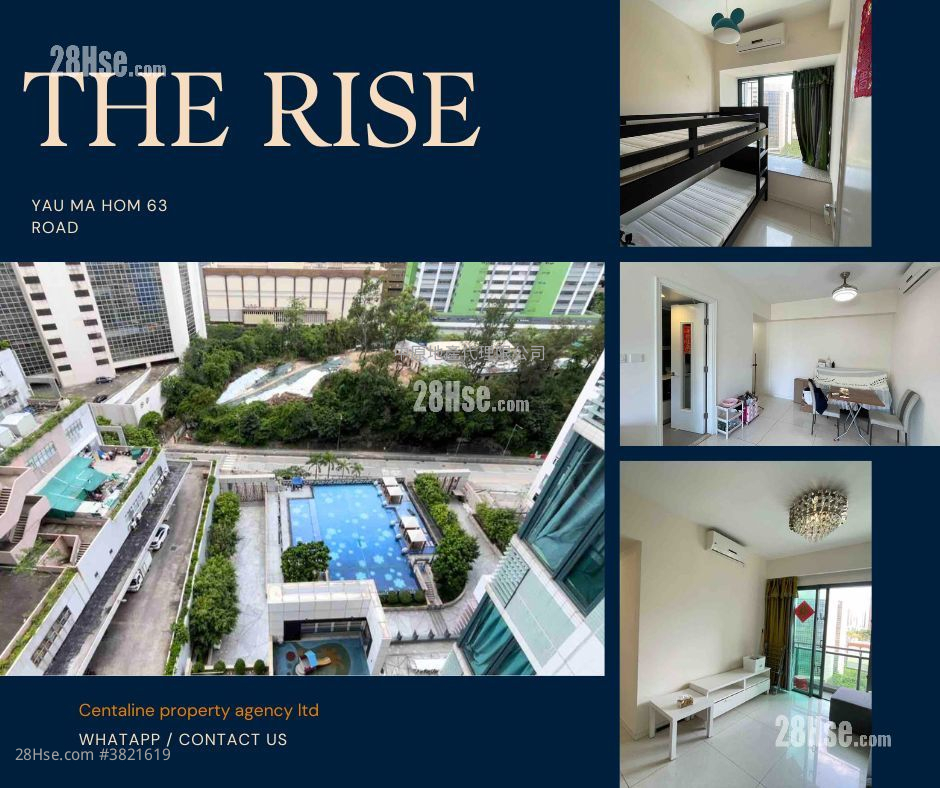 The Rise Sell 3 Bedrooms , 2 Bathrooms 749 ft² ( 69.6 m² )