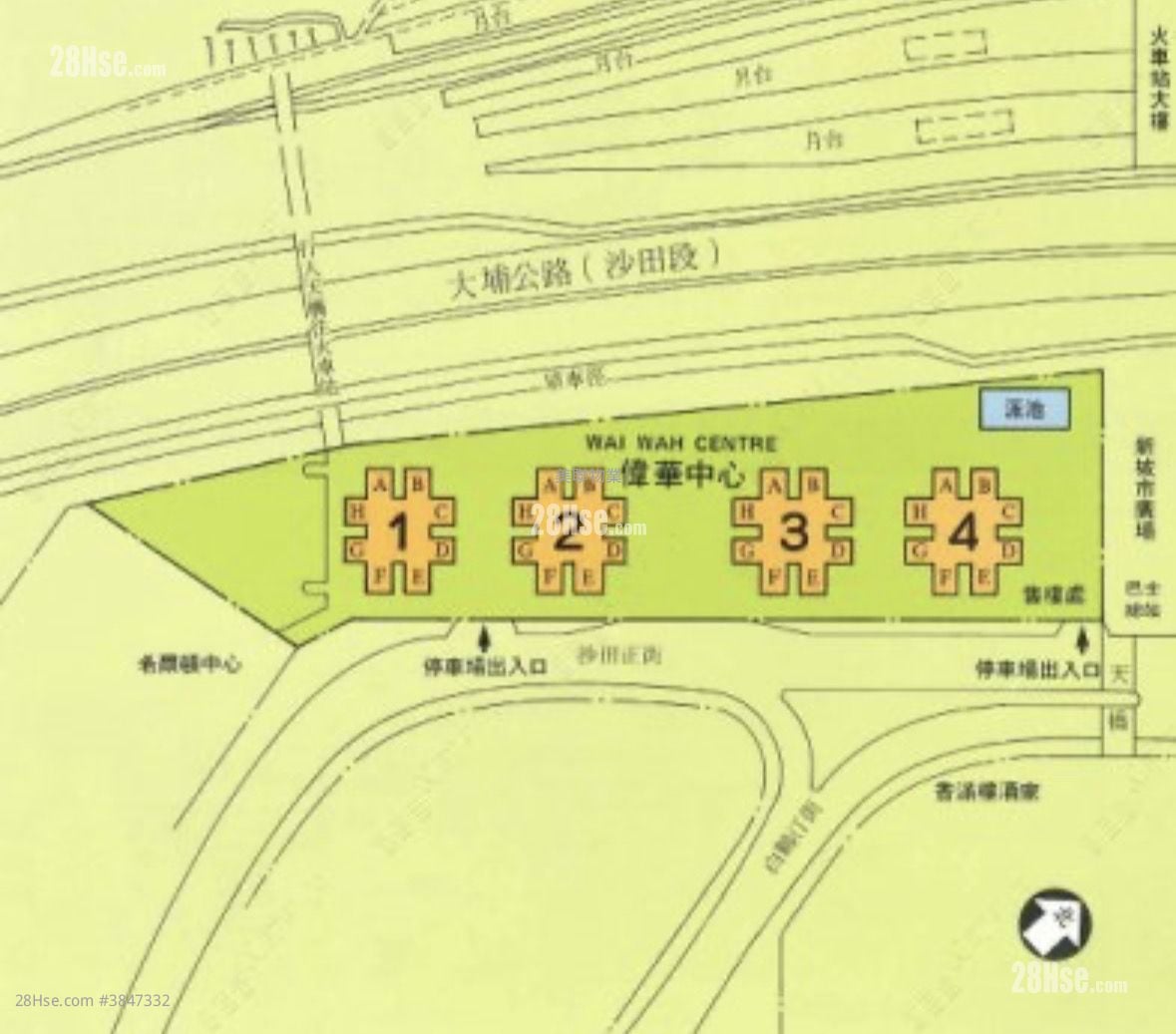 伟华中心 售盘 2 房 , 1 浴室 358 平方尺 ( 33.3 平方米 )