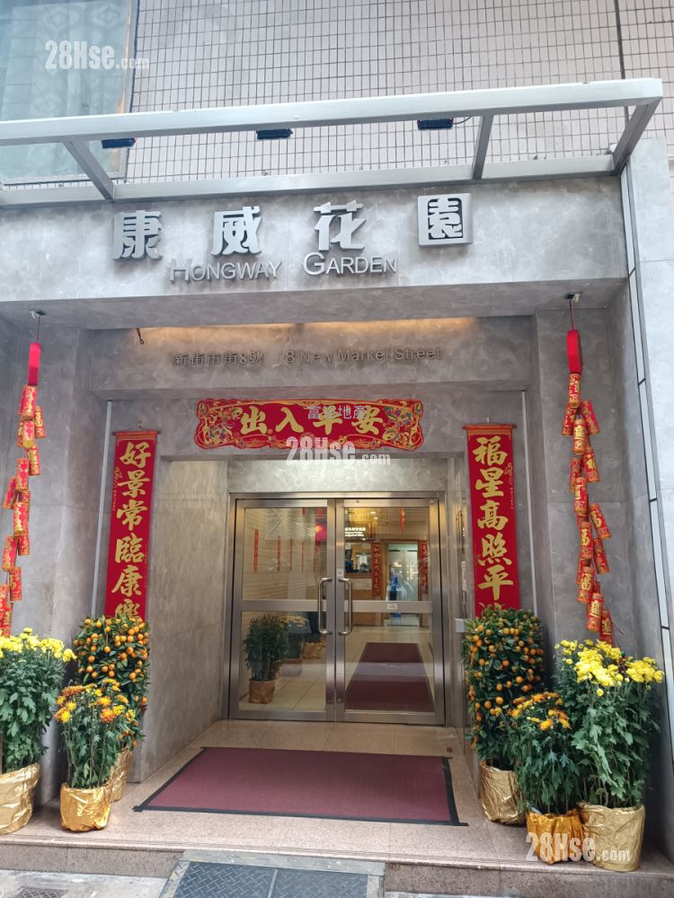 康威花园 租盘 2 房 , 1 浴室 432 平方尺 ( 40.1 平方米 )