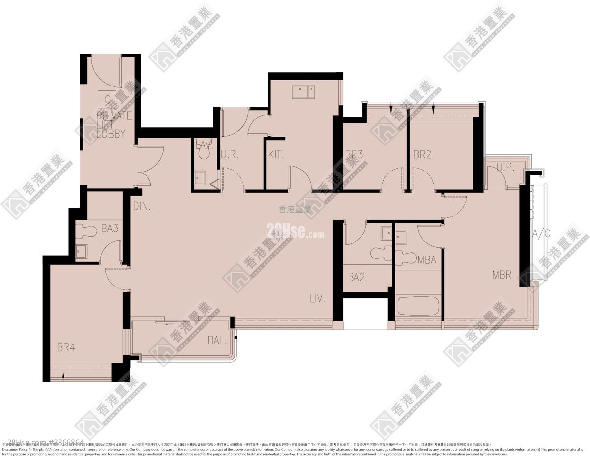 Ultima Rental 4 Bedrooms , 4 Bathrooms 1,311 ft² ( 121.8 m² )