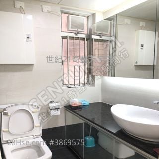 浴室: 新港城 租盘 2 房 , 1 浴室 490 平方尺 ( 45.5 平方米 )