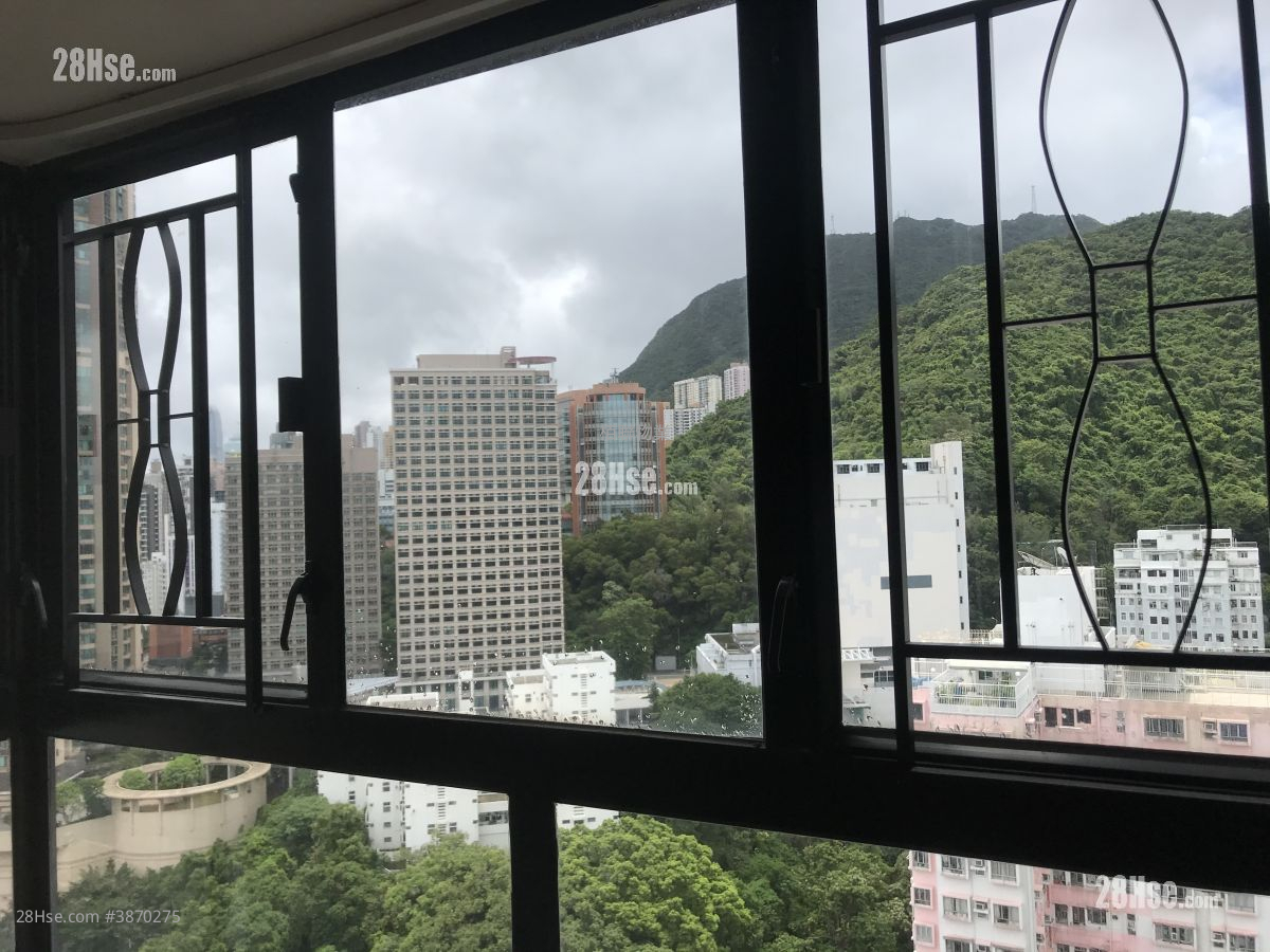 坚城中心 租盘 3 房 , 2 浴室 615 平方尺 ( 57.1 平方米 )