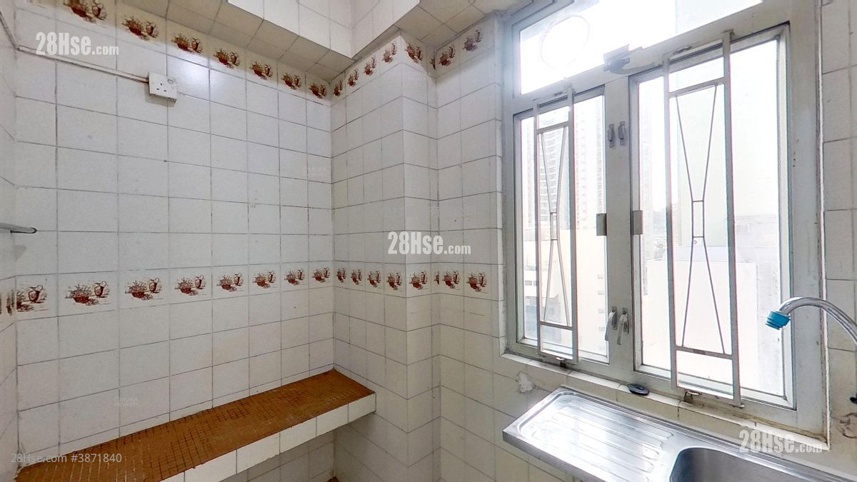 kitchen: Island Building Rental 1 Bedroom , 1 Bathroom 307 ft² ( 28.5 m² )