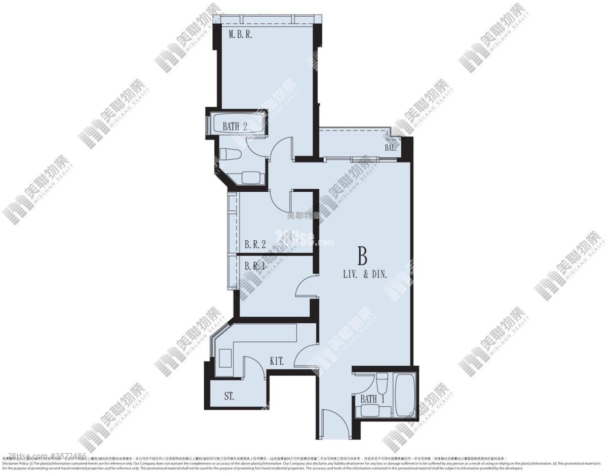 Ocean Pride Rental 3 Bedrooms , 2 Bathrooms 793 ft² ( 73.7 m² )