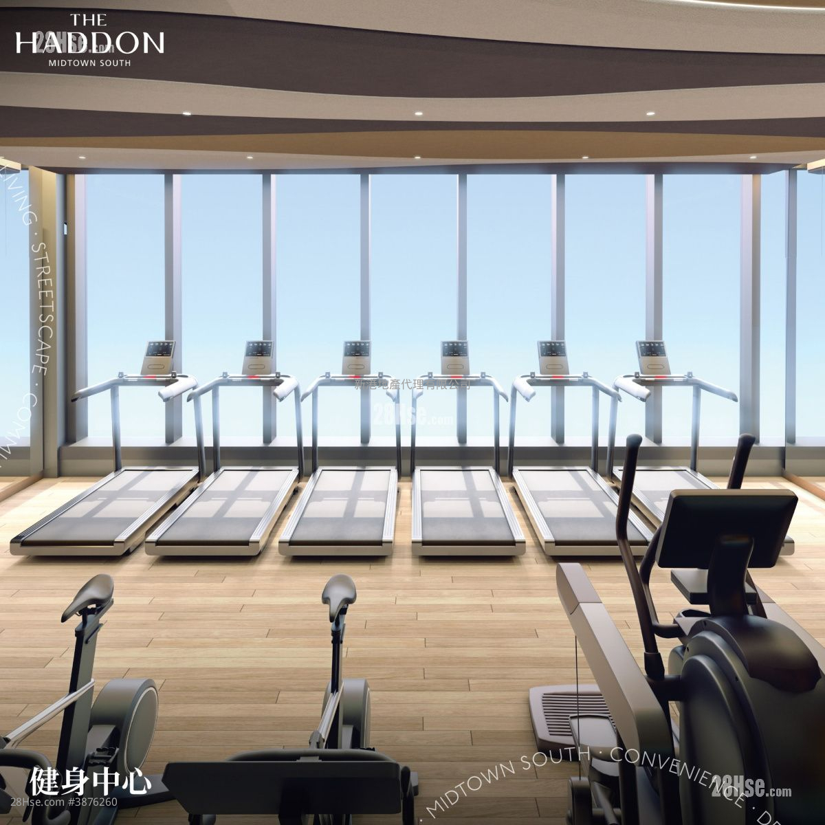 The Haddon Rental 1 Bedroom , 1 Bathroom 266 ft² ( 24.7 m² )