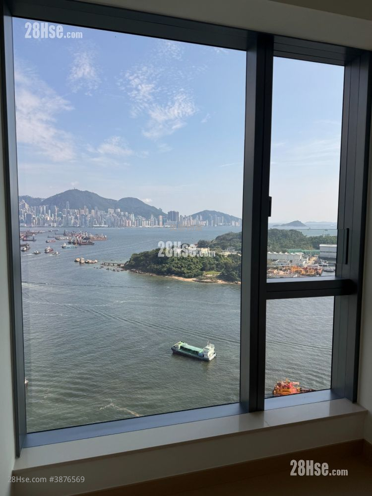维港滙 租盘 2 房 , 1 浴室 490 平方尺 ( 45.5 平方米 )