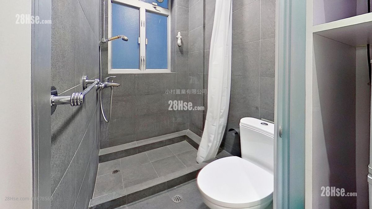 bathroom: Leigyinn Building Rental Studio , 1 Bathroom 200 ft² ( 18.6 m² )