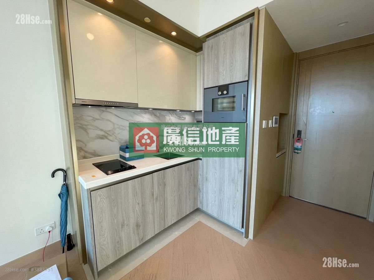 维港滙 租盘 1 房 , 1 浴室 319 平方尺 ( 29.6 平方米 )