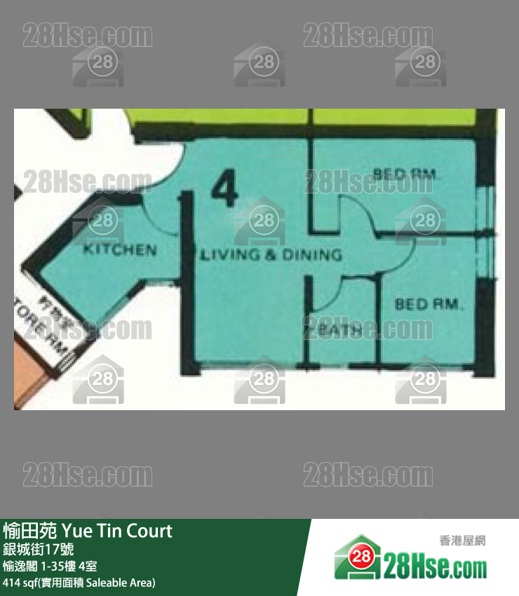愉田苑 单位平面图(由 28Hse 提供) 愉田苑 单位平面图(由 28Hse 提供)