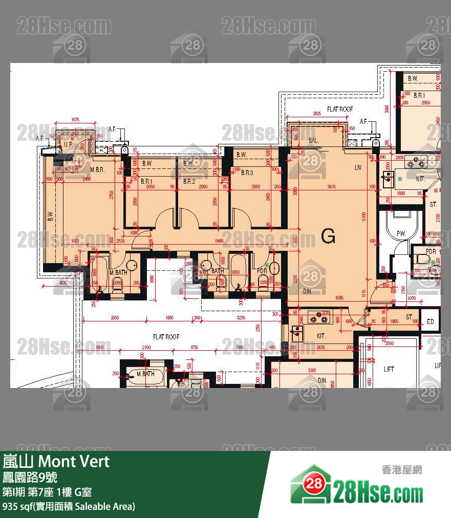 岚山(第1期) 第I期 第7座 1楼 G室 平面图