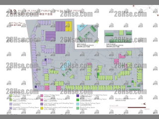 停车位平面图 平面图