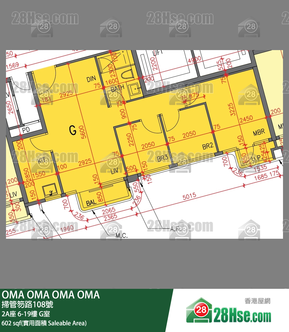 OMA OMA 单位平面图(由 28Hse 提供) OMA OMA 单位平面图(由 28Hse 提供)