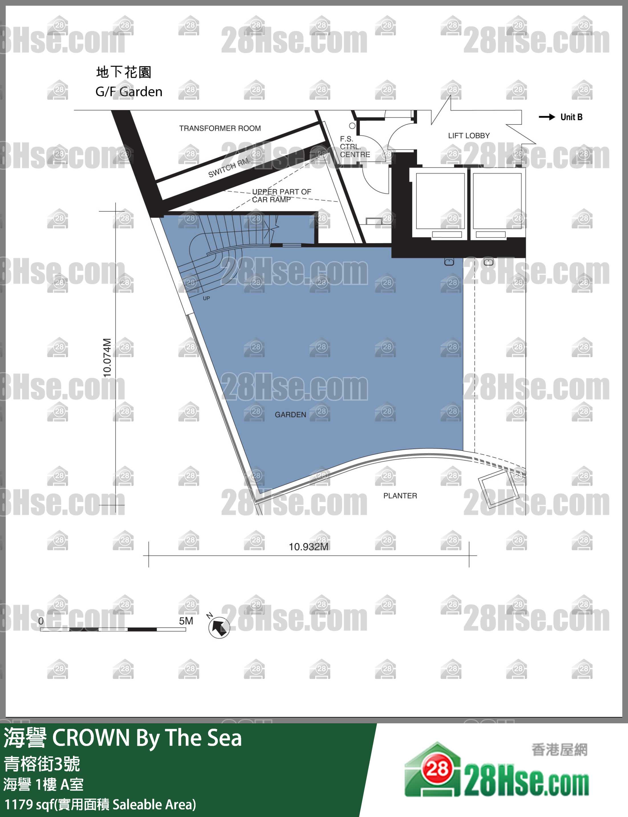CROWN By The Sea,  Flat A, 1/f, Crown By The Sea FloorPlan