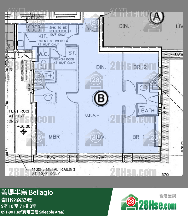 Bellagio Unit FloorPlan (Provided by 28Hse) Bellagio Unit FloorPlan (Provided by 28Hse)