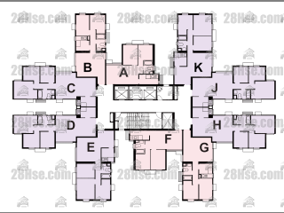 Block 2 1/f To 31/f FloorPlan