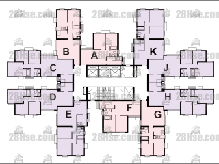 Block 3 1/f To 22/f FloorPlan