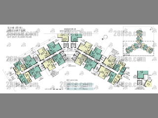 安泊楼 3-35楼 平面图