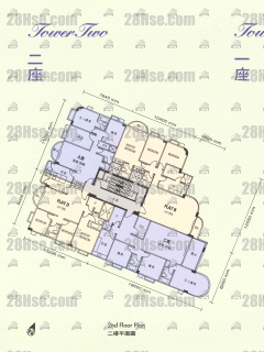 2座 2楼 平面图