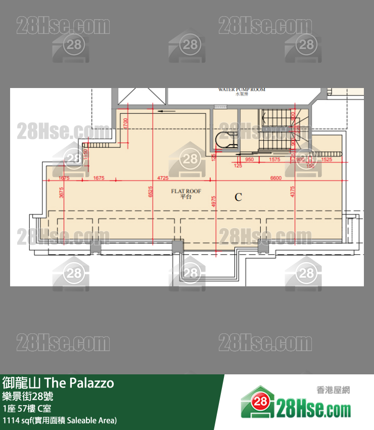 The Palazzo,  Flat C, 57/f, Tower 1 FloorPlan