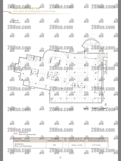 停車位平面圖 FloorPlan