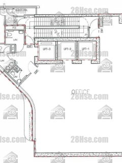 Queen's Road Center 17-24/f FloorPlan
