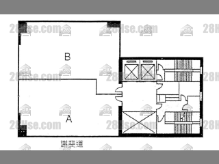 新时代中心 标准楼层 平面图