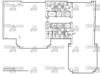 China Taiping Tower (phase I) 3/f-21/f FloorPlan