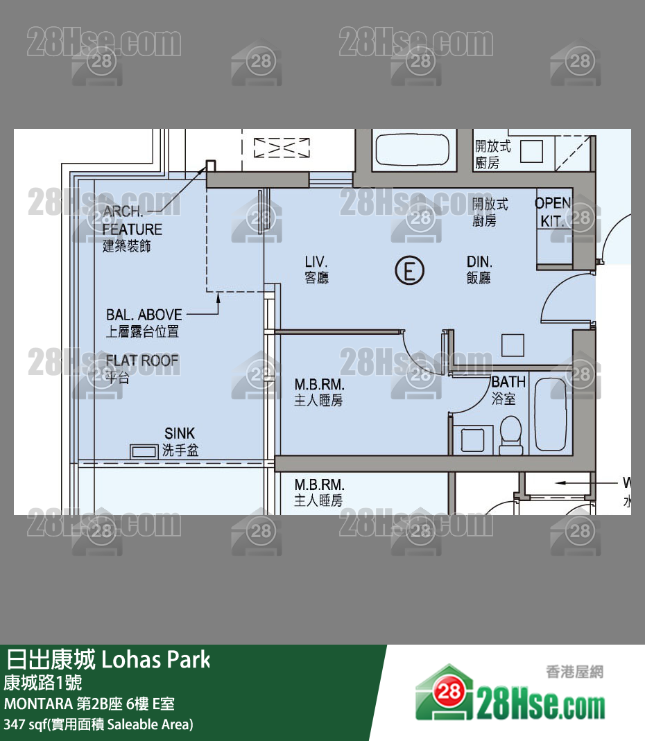 MONTARA 单位平面图(由 28Hse 提供) MONTARA 单位平面图(由 28Hse 提供)