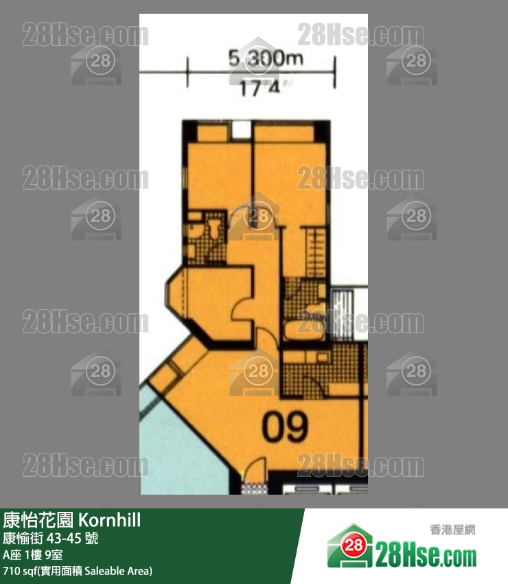 康怡花园 单位平面图(由 28Hse 提供) 康怡花园 单位平面图(由 28Hse 提供)