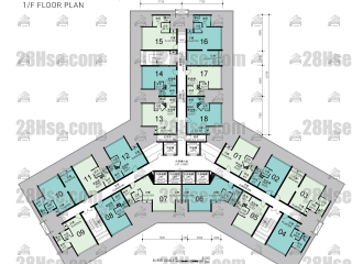 Tak Lok House 1/f FloorPlan