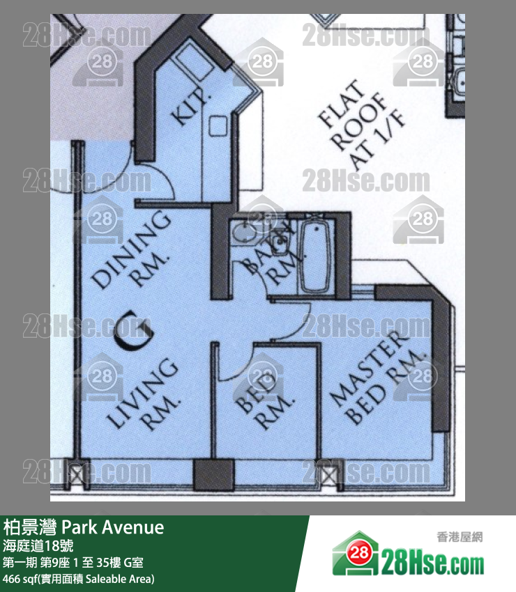 柏景湾 单位平面图(由 28Hse 提供) 柏景湾 单位平面图(由 28Hse 提供)