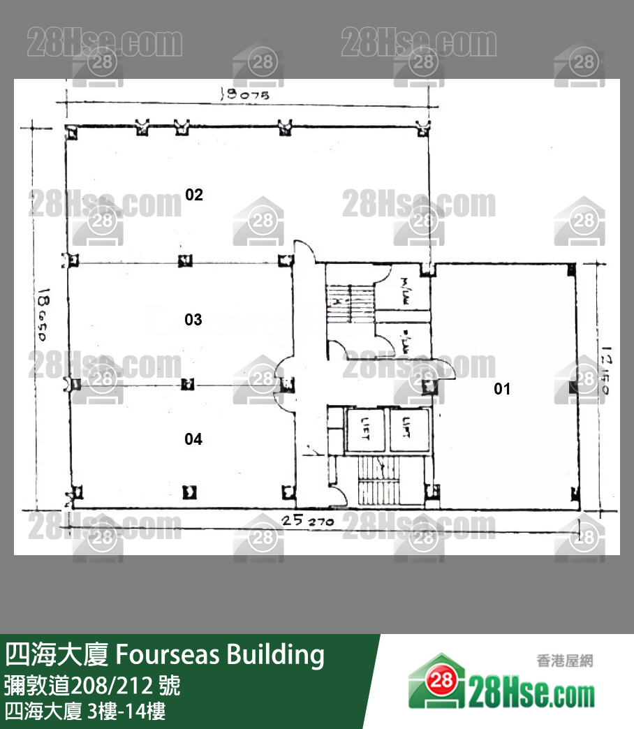 Fourseas Building 3/f-14/f FloorPlan Fourseas Building 3/f-14/f FloorPlan