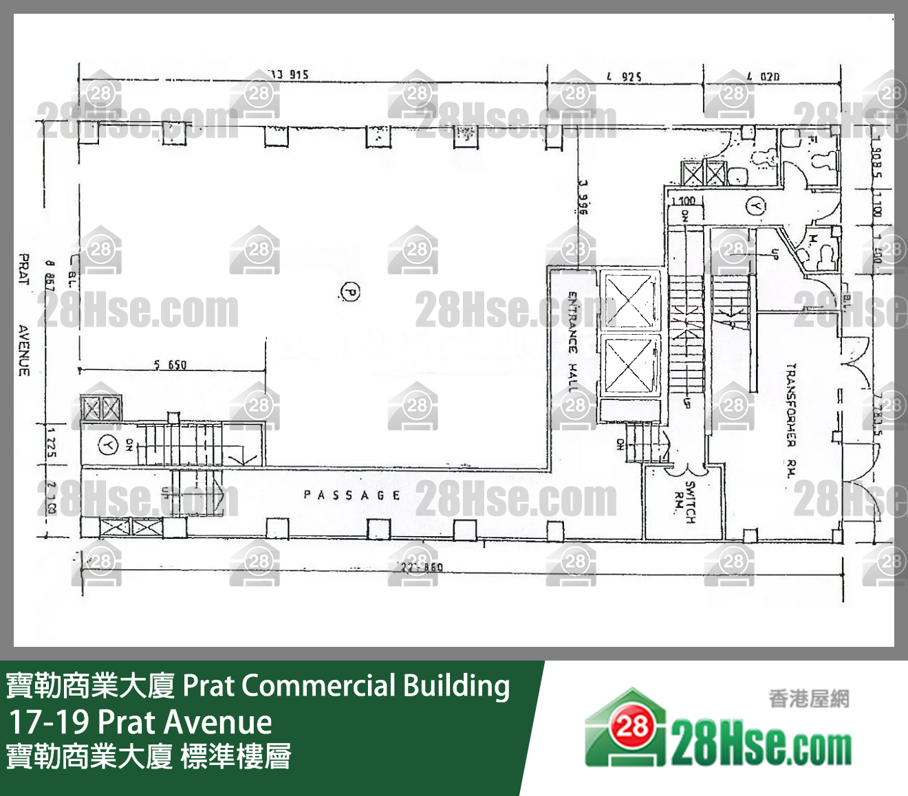 Prat Commercial Building Typical Floor FloorPlan Prat Commercial Building Typical Floor FloorPlan