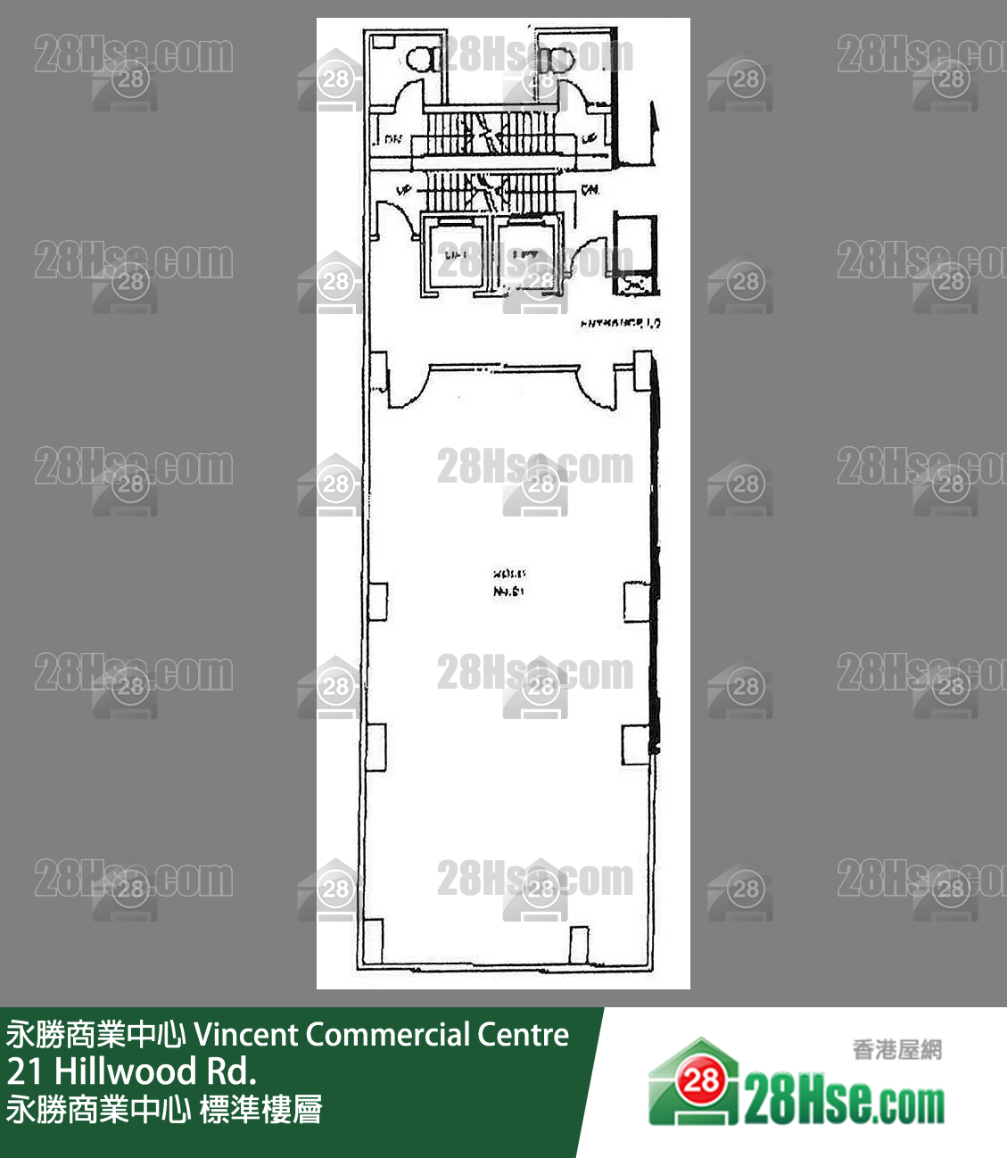 永胜商业中心 标准楼层 平面图 永胜商业中心 标准楼层 平面图