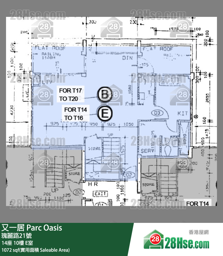 又一居 单位平面图(由 28Hse 提供) 又一居 单位平面图(由 28Hse 提供)