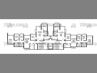 Block 4 1/f To 4/f FloorPlan